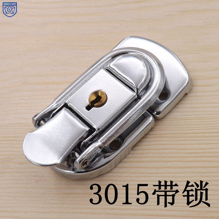 3015带锁箱锁箱扣带锁工具箱箱扣搭扣锁扣 工具箱木箱航空箱配件