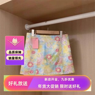 2025年新款多巴胺穿搭短裙夏季小个子显瘦辣妹低腰高腰半身裙裙子