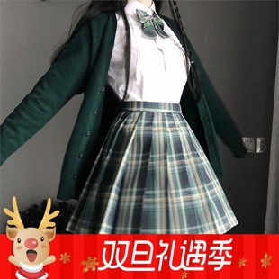 森林来信jk制服正版 格裙日系百褶裙a字高腰学院风半身短裙女春夏