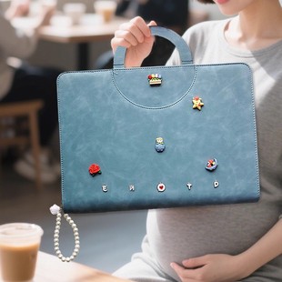 产检孕检收纳册带拉链包产检报告单收纳册马宝宝孕期档案册活页收纳袋文件夹孕妇初期用品产检手册资料记录册