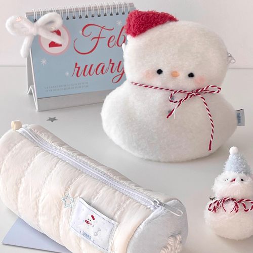 小雪人笔袋2025年新款超火高颜值