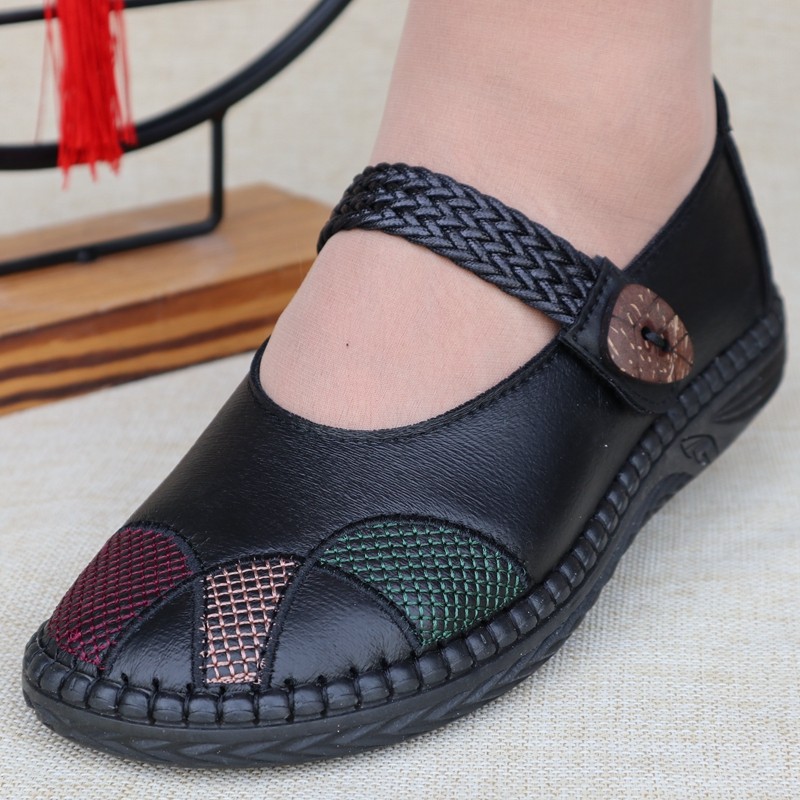 老北京布鞋女鞋春秋季软底软面妈妈鞋民族风透气防滑老年人奶奶鞋,女鞋,传统布鞋,淘宝优惠券,粉丝福利购,淘宝优惠卷