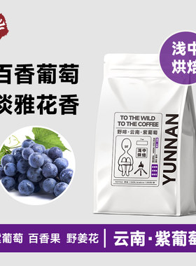 云南咖啡厌氧日晒 精品咖啡豆果汁感手冲单品现磨浅烘美式酵感