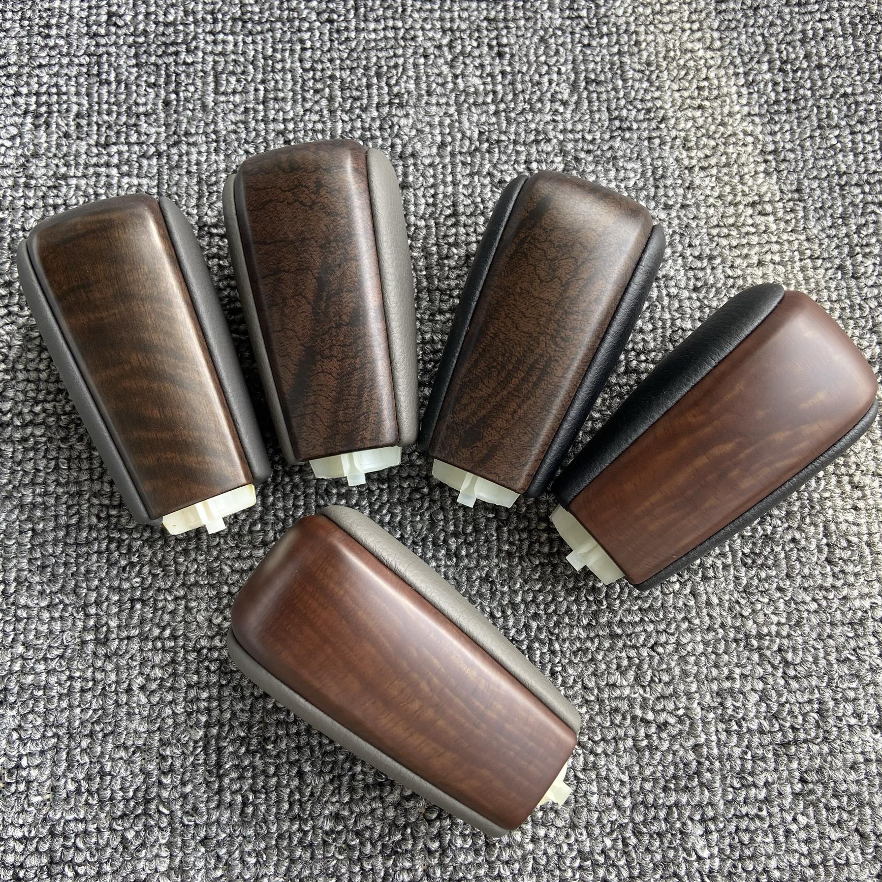 适用于10到18款普拉多波棍头霸道FJ150排挡头改装加装桃木换档把