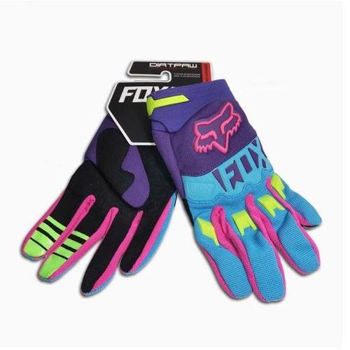 FOX手套全指登山自行车电动摩托 托机车越野透气耐磨户外骑行手套