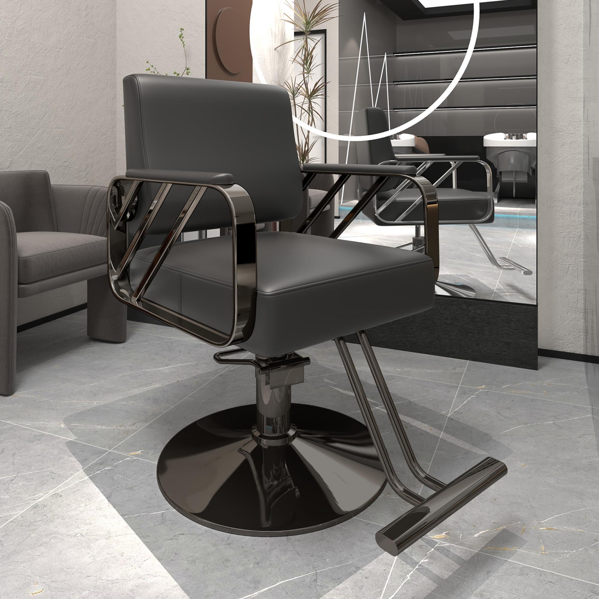 网红理发店椅子发廊专用剪发凳子高端美发烫染区升降座椅美发椅子