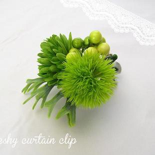 饰扎带绳子 浆果仿真植物窗帘夹花固定夹子布艺纱帘卡扣绑带布幔装