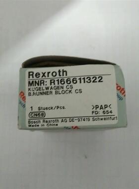 现货[议价]全新 Rexroth 力士乐滑块,型号 R166611322