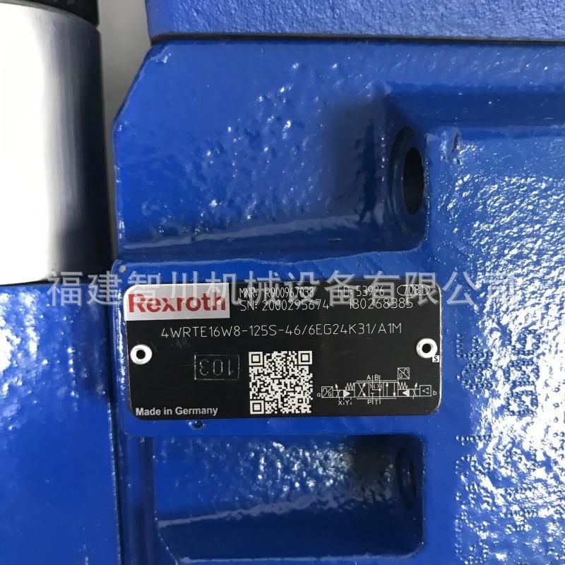 现货Rexroth比例方向阀阀R900967038 4WRTE16W8-125S-4X/6EG24K31