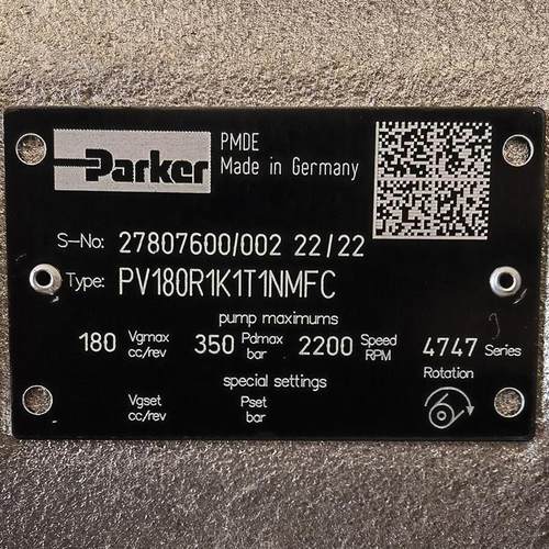 现货PV180R1K1T1NMFC # //派克液压泵齿轮泵叶片泵