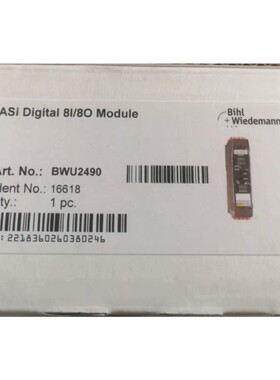 [议价]全新德国Bihl+Wiedemann必威模块BWU2490,