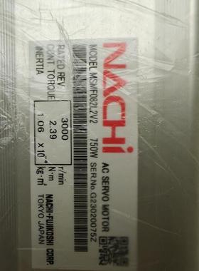 现货那智机器人伺服电机MSMF082L2V2