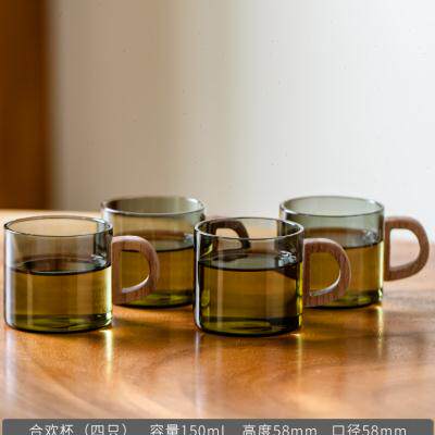 一品工坊玻璃茶杯品茗杯家用办公室带木把防烫功夫茶具喝茶小杯子使用感如何?
