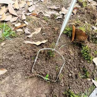 根拔草神器除草工具园艺整平小耙子农用松土挖野菜铲 不锈钢日式