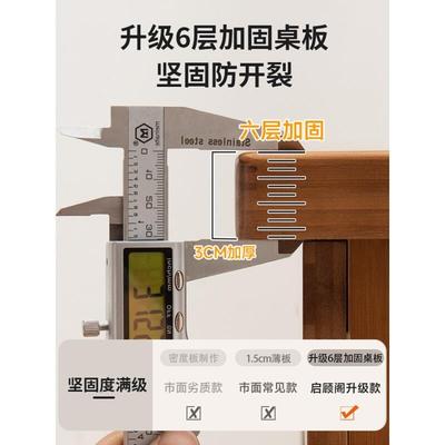 烤火桌子家用可折叠湖南餐桌吃饭桌长方形便携多功能烤火架取暖桌