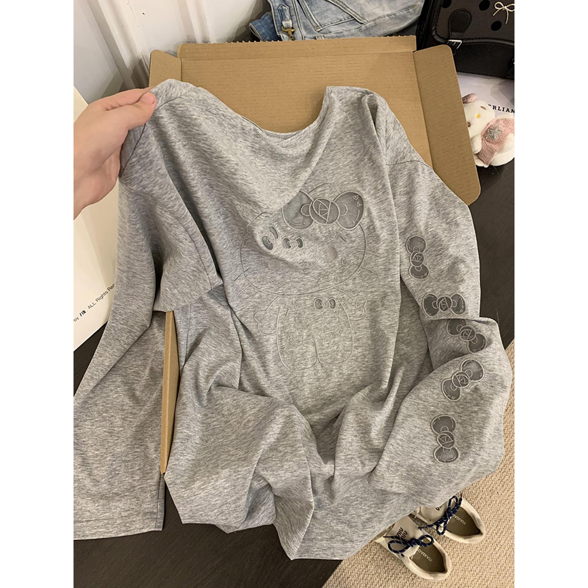 2025新款韩版高级感别致辣妹镂空长袖防晒衣罩衫女早秋慵懒风宽松