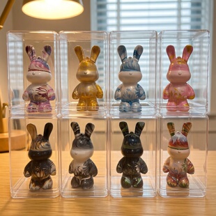 diy手工钥匙扣小摆件迷你礼物塑料流体熊挂件（手工艺品不 退 换