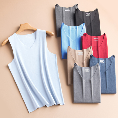 男士无痕保暖背心打底内穿