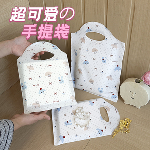 可爱手提袋饰品小袋子打包袋迷你首饰包装袋卡通礼品袋塑料袋R154
