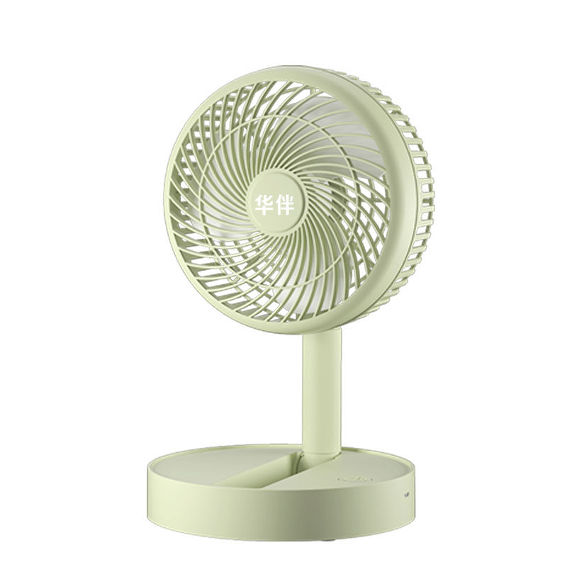 usb桌面小风扇充电小型电扇家用办公室静音折叠收纳升降电动风扇