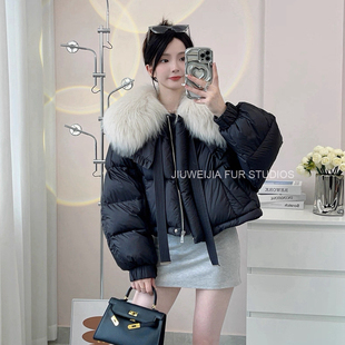 一善款加厚小个子保暖羽绒服外套(配狐狸毛领真毛可拆卸)G090-1