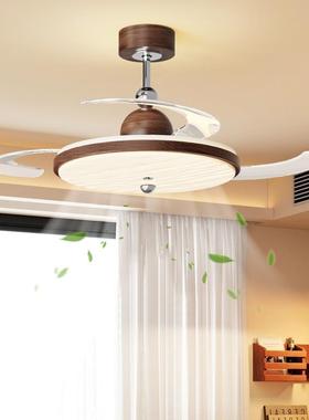 Medium-winded bedroom fan one-lighting invisibility full-spe