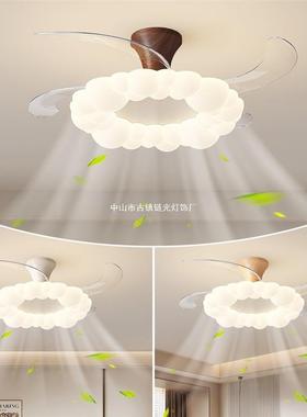 Bedroom fan lights are simple and creamy, while the children