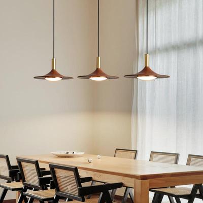 A chandelier for a walnut wooden saucer in the Japanese Sile