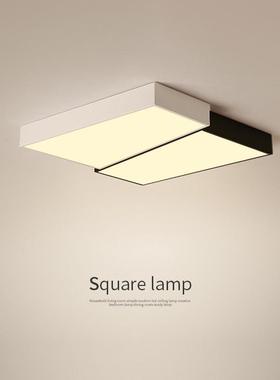Bedroom toplights, Nordic modern brevity room lights, square