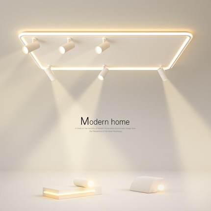 The creative living room lamp, Led, is a modern, simple Nord