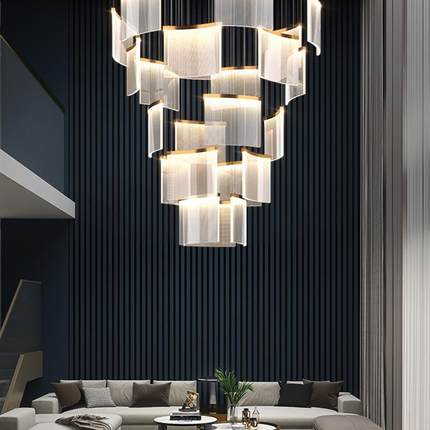 Customized double-building chandeliers for modern Yakli lamp