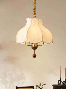 A chandelier at the French medium-winding ventage restaurant