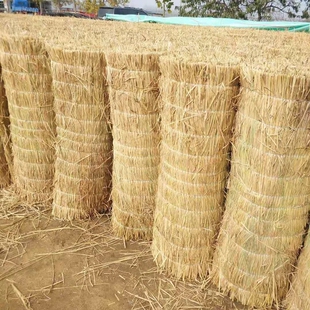 稻草帘屋顶防寒草垫隔热保温装饰帘子防滑防讯养护混泥土防冻草席