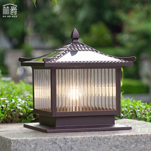 太阳能柱头灯防水防锈LED柱头灯