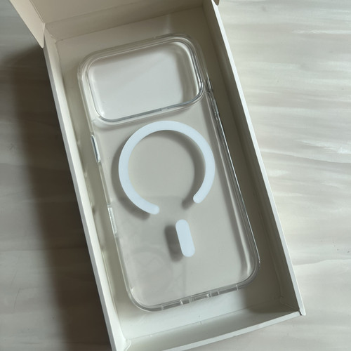 出口苹果17pro 适用手机壳高清透明磁吸防摔ins无线充电magsafe18pro通用