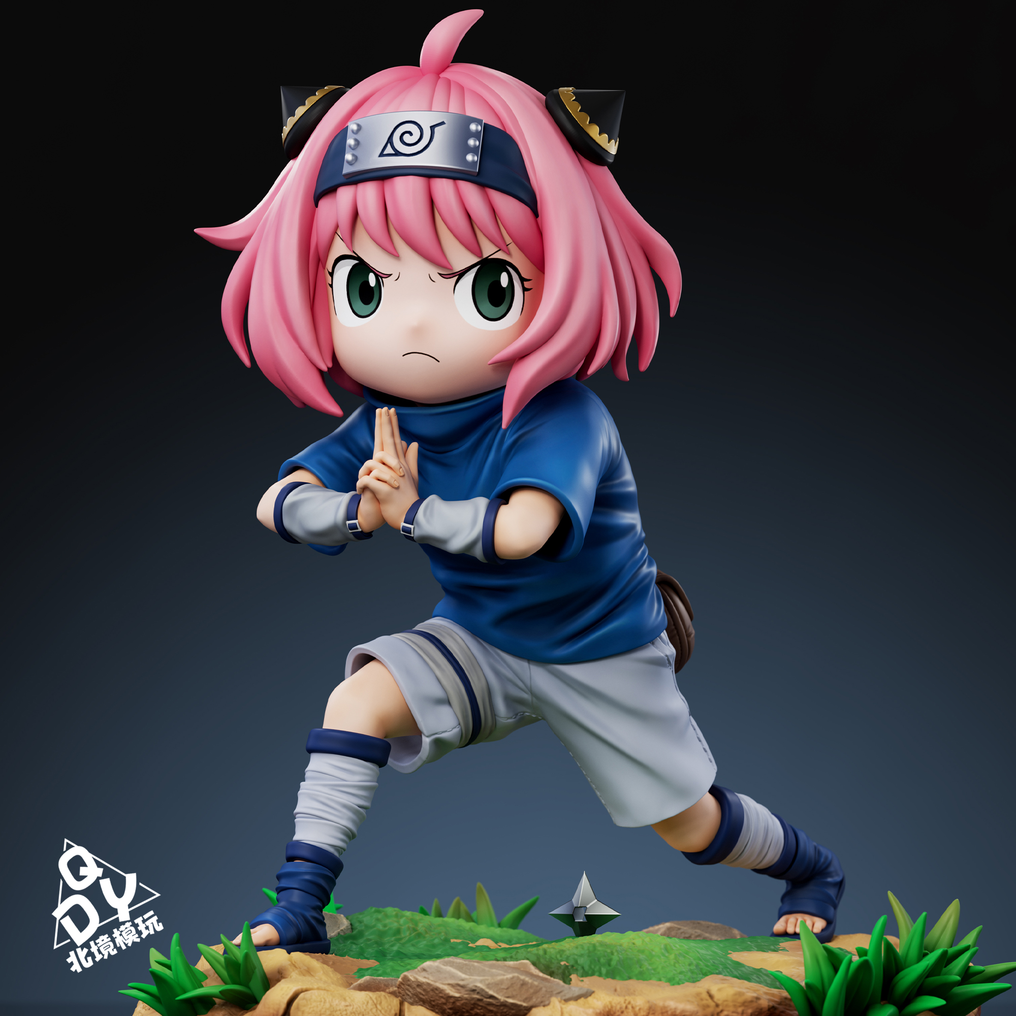 【北境】双色可选 CR工作室 佐助小女孩 手办 GK 雕像