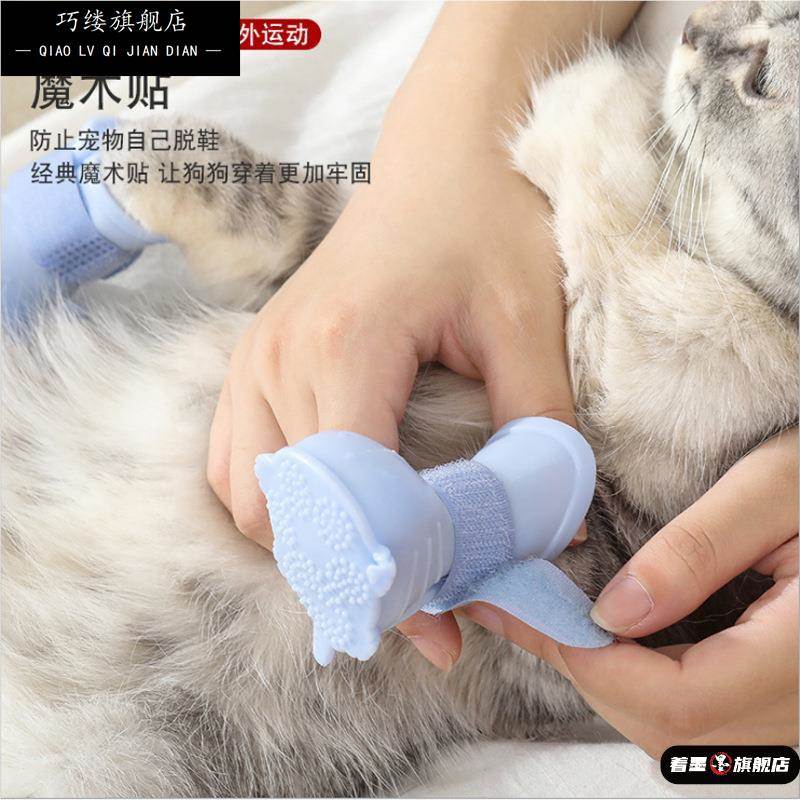 猫鞋子防抓猫咪专用鞋子穿的外出小鞋子防猫