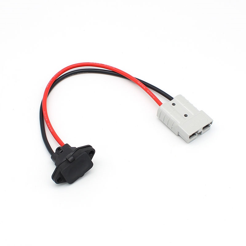 电动车充电品字头转50A安德森接口充电器转接线转换头连接线接口