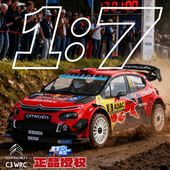 KM雷神雪铁龙C3拉力车超大1 RC遥控车电动模型越野竞速车玩具车