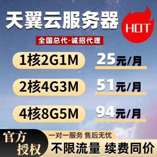 天翼云服务器租用游戏电商软件网站华为云远程不限流量云主机vps