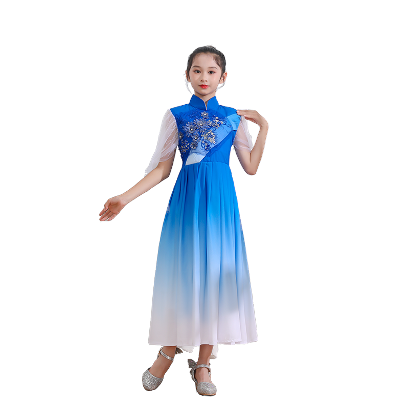 中小学生诗歌朗诵儿童演出服