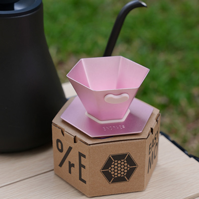 太空铝六边形超轻平底滤杯