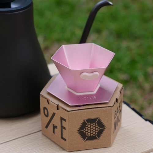太空铝六边形超轻平底滤杯
