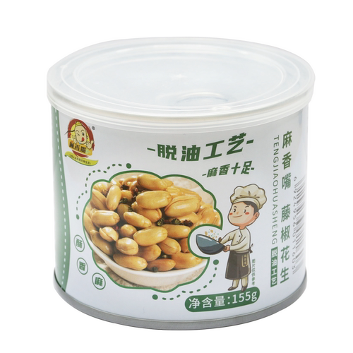麻香嘴罐装藤椒花生米不带壳粒粒饱满解馋休闲花生仁休闲小吃下酒