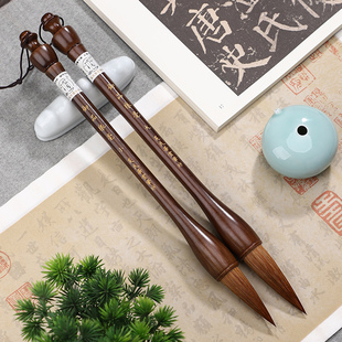 善琏湖笔大号狼毫斗笔抓笔写对联春联福字大字毛笔书法专用提斗笔