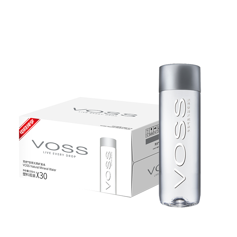 voss芙丝天然矿泉水*330ml饮用水