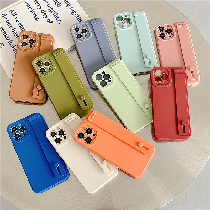 极简素色腕带iPhone14适用苹果15手机壳13pro/max支架11新款12全包镜头xr创意ins硅胶防摔x男女款xs简约纯色高性价比高么？