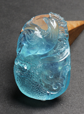 苏工精雕收藏款海蓝宝石男女士