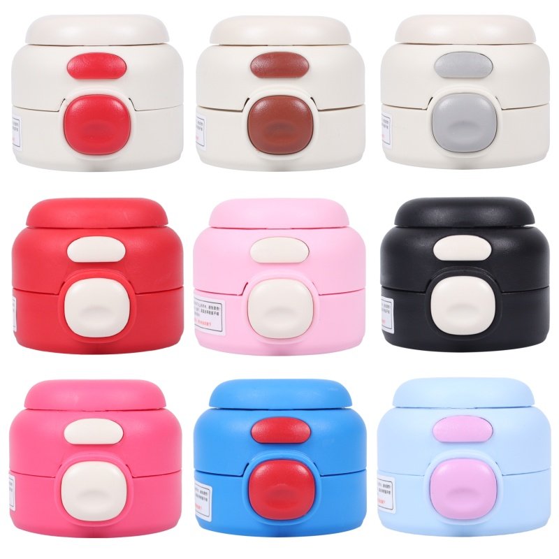 迪士尼儿童保温杯盖双饮盖子吸嘴吸管蜘蛛侠草莓熊米奇哪吒盖配件