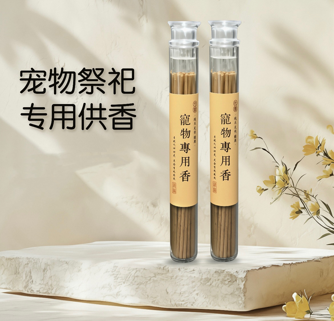 宠物供香祭祀用品沉香猫狗去世头七烧纸供香宠物香纪念专用香供香